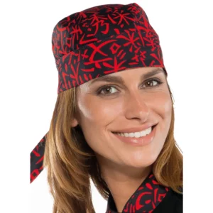 Bandana Isacco 124073, Sushi 07, vista con modelo