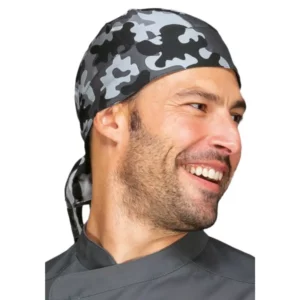 Bandana Isacco 124175, Mimetico 01, vista con modelo