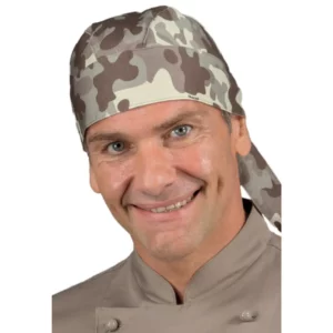 Bandana Isacco 124179, Mimetico 15, vista con modelo