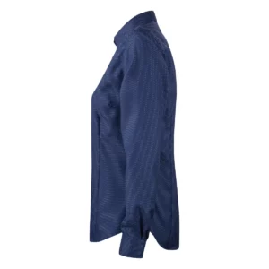 Camisa mujer J. HARVEST & FROST PB49 JACQUARD WOMAN 2904903, Marino/Blanco, lateral izquierdo