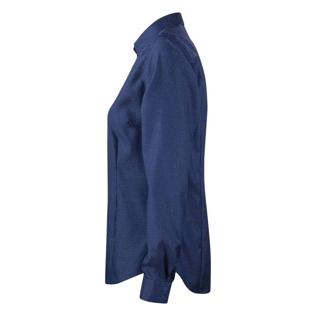 Camisa mujer J. HARVEST & FROST PB49 JACQUARD WOMAN 2904903 4 Camisa mujer J. HARVEST & FROST PB49 JACQUARD WOMAN 2904903, Marino/Blanco, lateral izquierdo