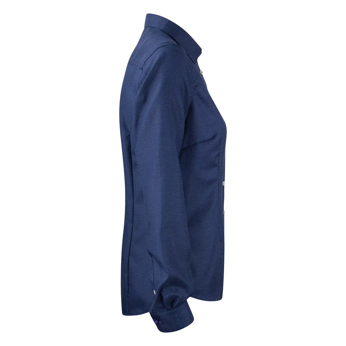 Camisa mujer J. HARVEST & FROST PB49 JACQUARD WOMAN 2904903 5 Camisa mujer J. HARVEST & FROST PB49 JACQUARD WOMAN 2904903, Marino/Blanco, lateral derecho
