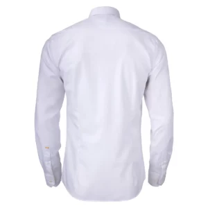 Camisa hombre J. HARVEST & FROST YB50 TWILL REGULAR 2905001, Blanco, vista posterior