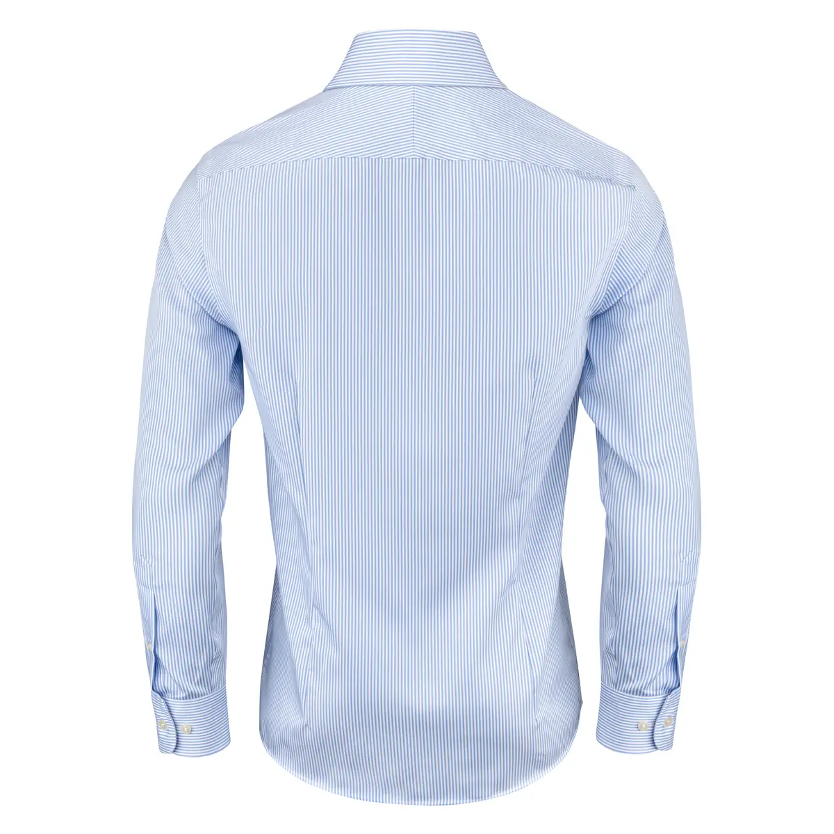 Camisa hombre J. HARVEST & FROST YB50 TWILL SLIM 2905002 17 Camisa hombre J. HARVEST & FROST YB50 TWILL REGULAR 2905001, Sky blue/Rayas, vista posterior