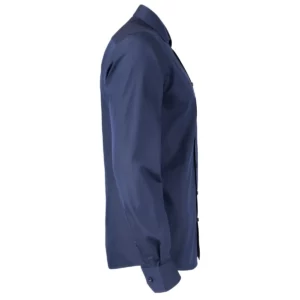 Camisa hombre J. HARVEST & FROST YB50 TWILL REGULAR 2905001, Marino, lateral derecho
