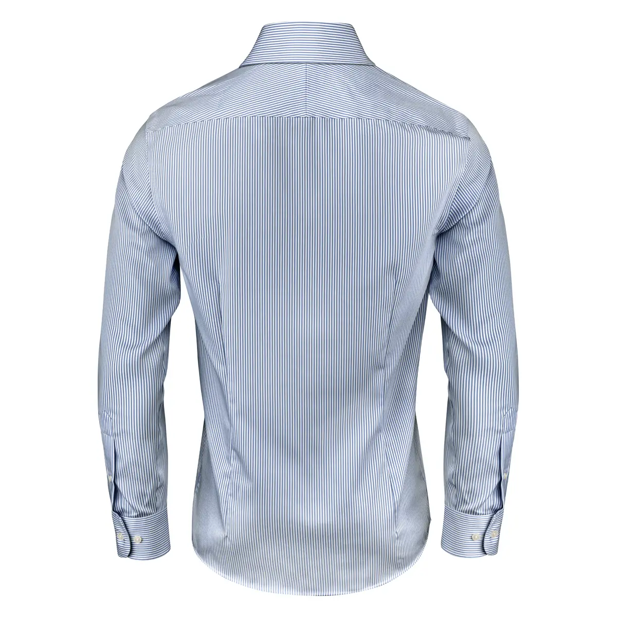 Camisa hombre J. HARVEST & FROST YB50 TWILL SLIM 2905002 31 Camisa hombre J. HARVEST & FROST YB50 TWILL REGULAR 2905001, Marino/Rayas, vista posterior