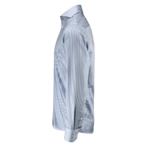 Camisa hombre J. HARVEST & FROST YB50 TWILL REGULAR 2905001, Marino/Rayas, lateral izquierdo