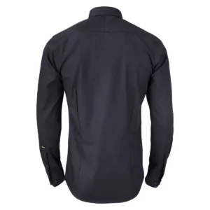 Camisa hombre J. HARVEST & FROST YB50 TWILL REGULAR 2905001, Negro, vista posterior