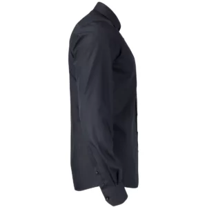 Camisa hombre J. HARVEST & FROST YB50 TWILL REGULAR 2905001, Negro, lateral derecho