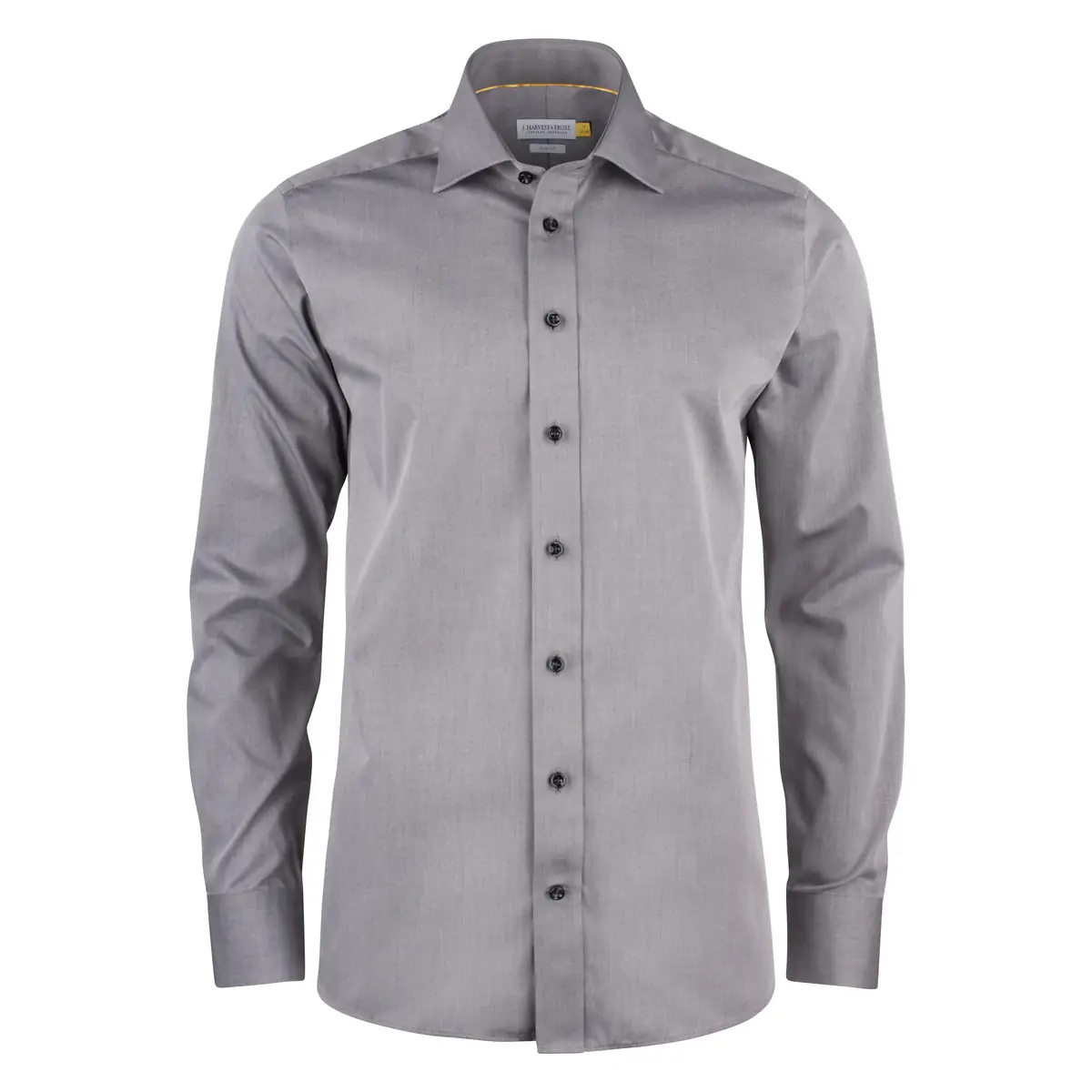Camisa hombre J. HARVEST & FROST YB50 TWILL SLIM 2905002 42 Camisa hombre J. HARVEST & FROST YB50 TWILL REGULAR 2905001, Gris, vista frontal