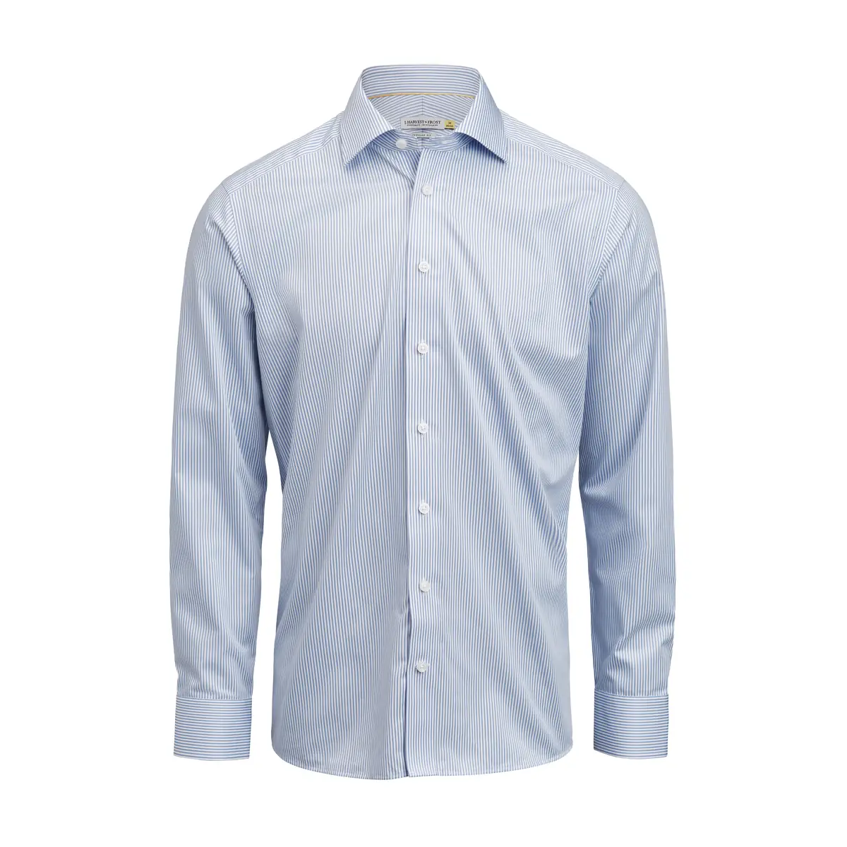 Camisa hombre J. HARVEST & FROST YB50 TWILL SLIM 2905002 15 Camisa hombre J. HARVEST & FROST YB50 TWILL SLIM 2905002, Sky blue/Stripe, vista frontal