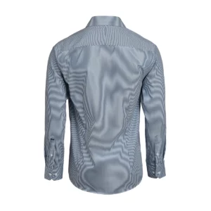 Camisa hombre J. HARVEST & FROST YB50 TWILL SLIM 2905002, Marino/Stripe, vista posterior