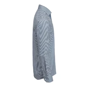 Camisa hombre J. HARVEST & FROST YB50 TWILL SLIM 2905002, Marino/Stripe, lateral derecho