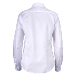 Camisa mujer J. HARVEST & FROST YB50 TWILL WOMAN 2905003, Blanco, vista posterior