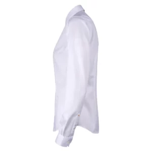 Camisa mujer J. HARVEST & FROST YB50 TWILL WOMAN 2905003, Blanco, lateral izquierdo