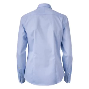 Camisa mujer J. HARVEST & FROST YB50 TWILL WOMAN 2905003, Skyblue, vista posterior