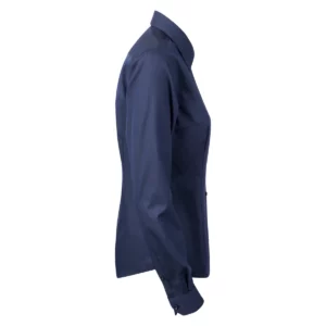 Camisa mujer J. HARVEST & FROST YB50 TWILL WOMAN 2905003, Marino, lateral derecho