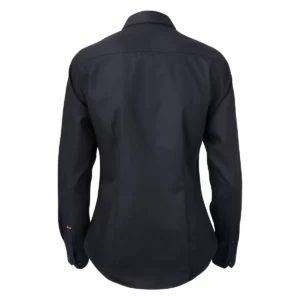 Camisa mujer J. HARVEST & FROST YB50 TWILL WOMAN 2905003, Negro, vista posterior