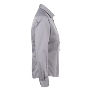 Camisa mujer J. HARVEST & FROST YB50 TWILL WOMAN 2905003, Gris, lateral derecho