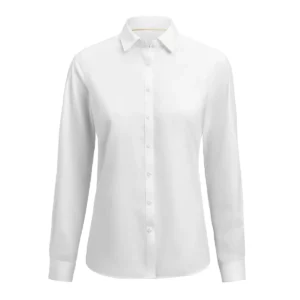 Camisa mujer J. HARVEST & FROST YB50 TWILL CONTEMP. 2905005, Blanco, vista frontal