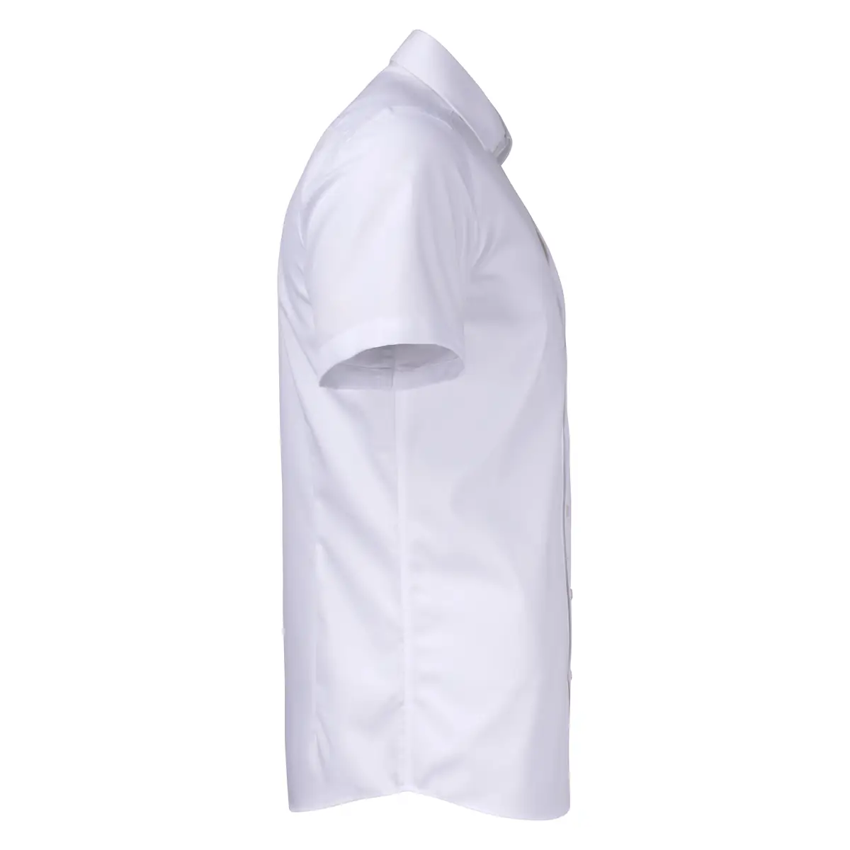 Camisa J. HARVEST & FROST YB50 TWILL S/S REGULAR 2905011 6 Camisa J. HARVEST & FROST YB50 TWILL S/S REGULAR 2905011, Blanco, lateral derecho