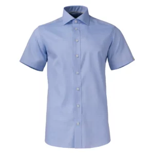 Camisa J. HARVEST & FROST YB50 TWILL S/S REGULAR 2905011, Skyblue, vista frontal