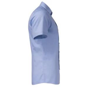 Camisa J. HARVEST & FROST YB50 TWILL S/S REGULAR 2905011, Skyblue, lateral derecho