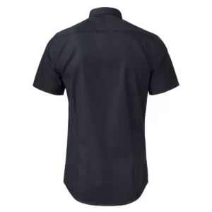 Camisa J. HARVEST & FROST YB50 TWILL S/S REGULAR 2905011, Negro, vista posterior