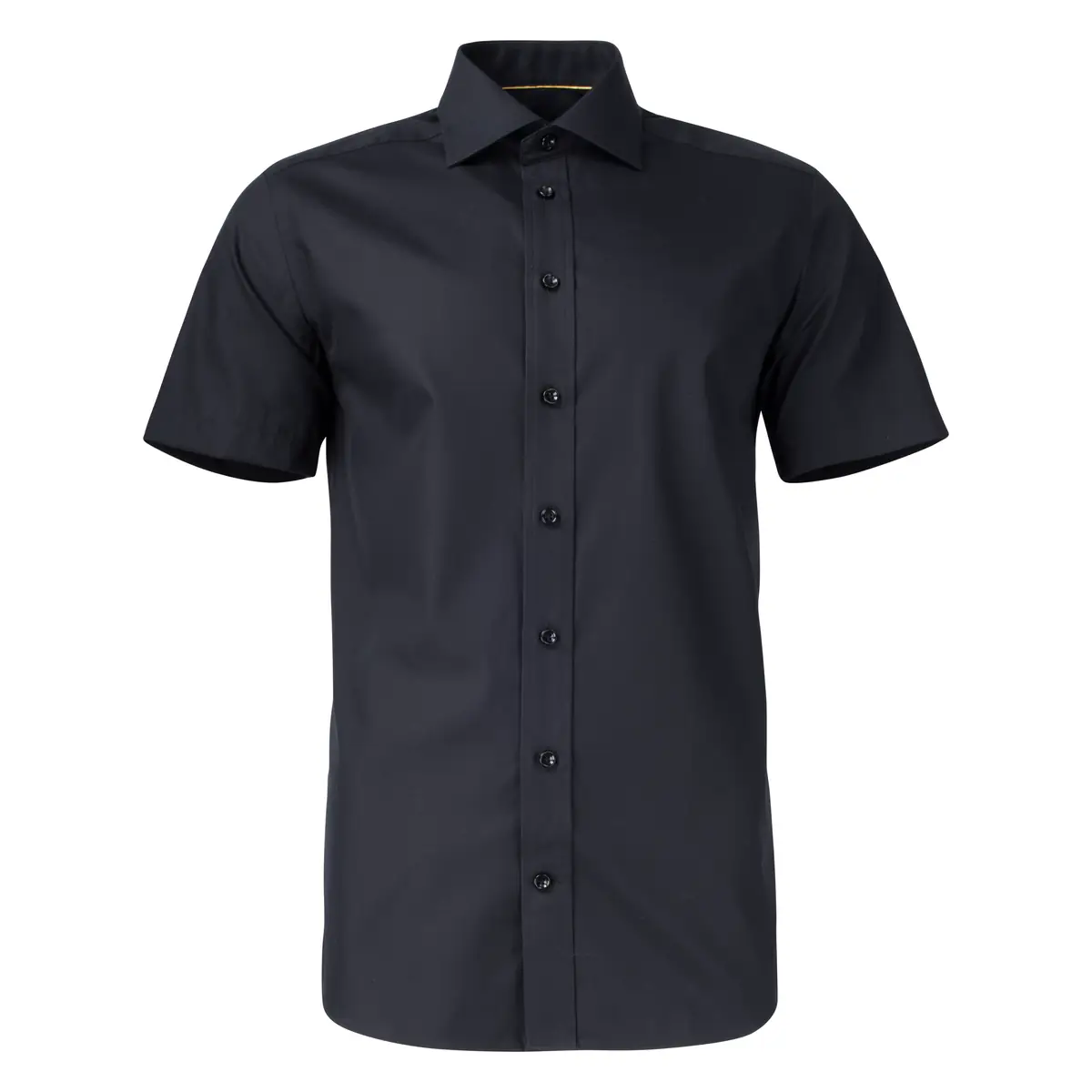 Camisa J. HARVEST & FROST YB50 TWILL S/S REGULAR 2905011 20 Camisa J. HARVEST & FROST YB50 TWILL S/S REGULAR 2905011, Negro, vista frontal