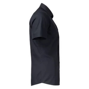 Camisa J. HARVEST & FROST YB50 TWILL S/S REGULAR 2905011, Negro, lateral derecho