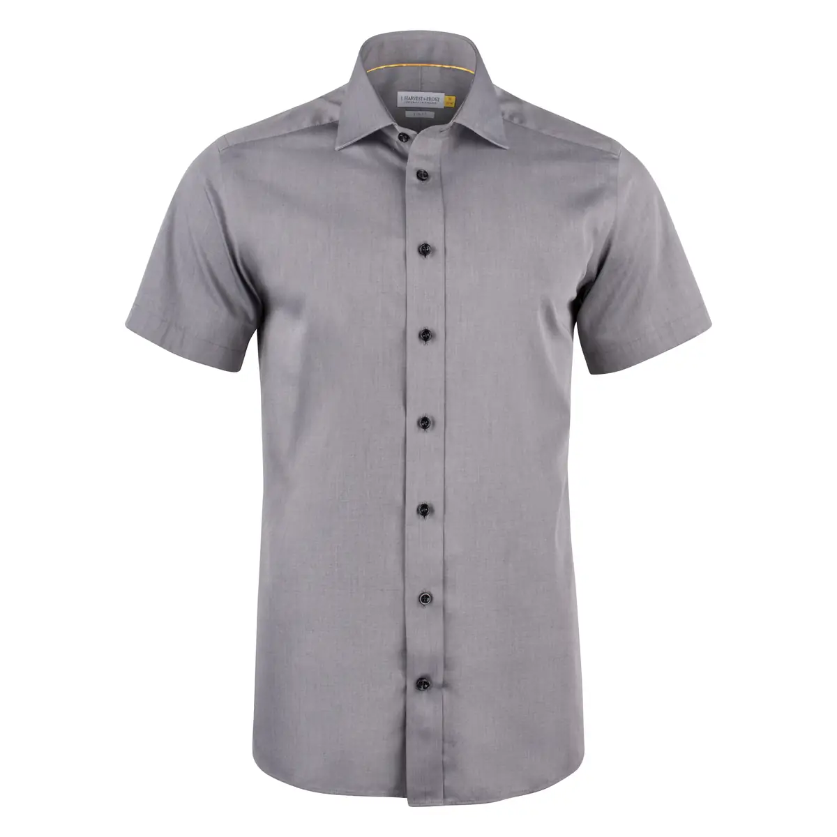 Camisa J. HARVEST & FROST YB50 TWILL S/S REGULAR 2905011 25 Camisa J. HARVEST & FROST YB50 TWILL S/S REGULAR 2905011, Gris, vista frontal