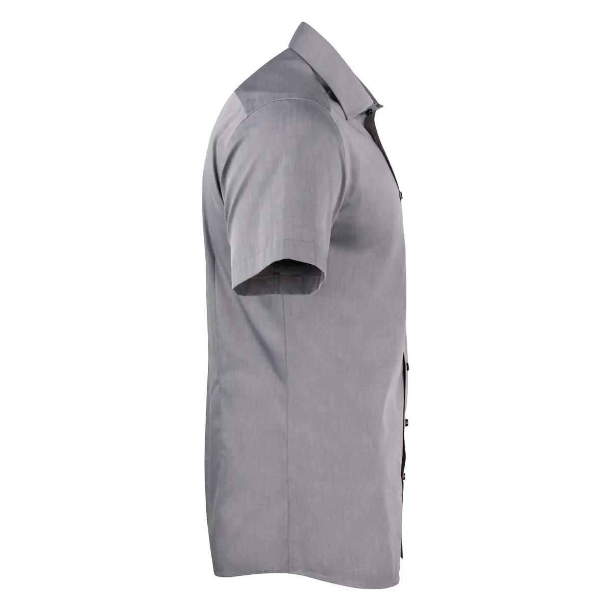Camisa J. HARVEST & FROST YB50 TWILL S/S REGULAR 2905011 28 Camisa J. HARVEST & FROST YB50 TWILL S/S REGULAR 2905011, Gris, lateral derecho