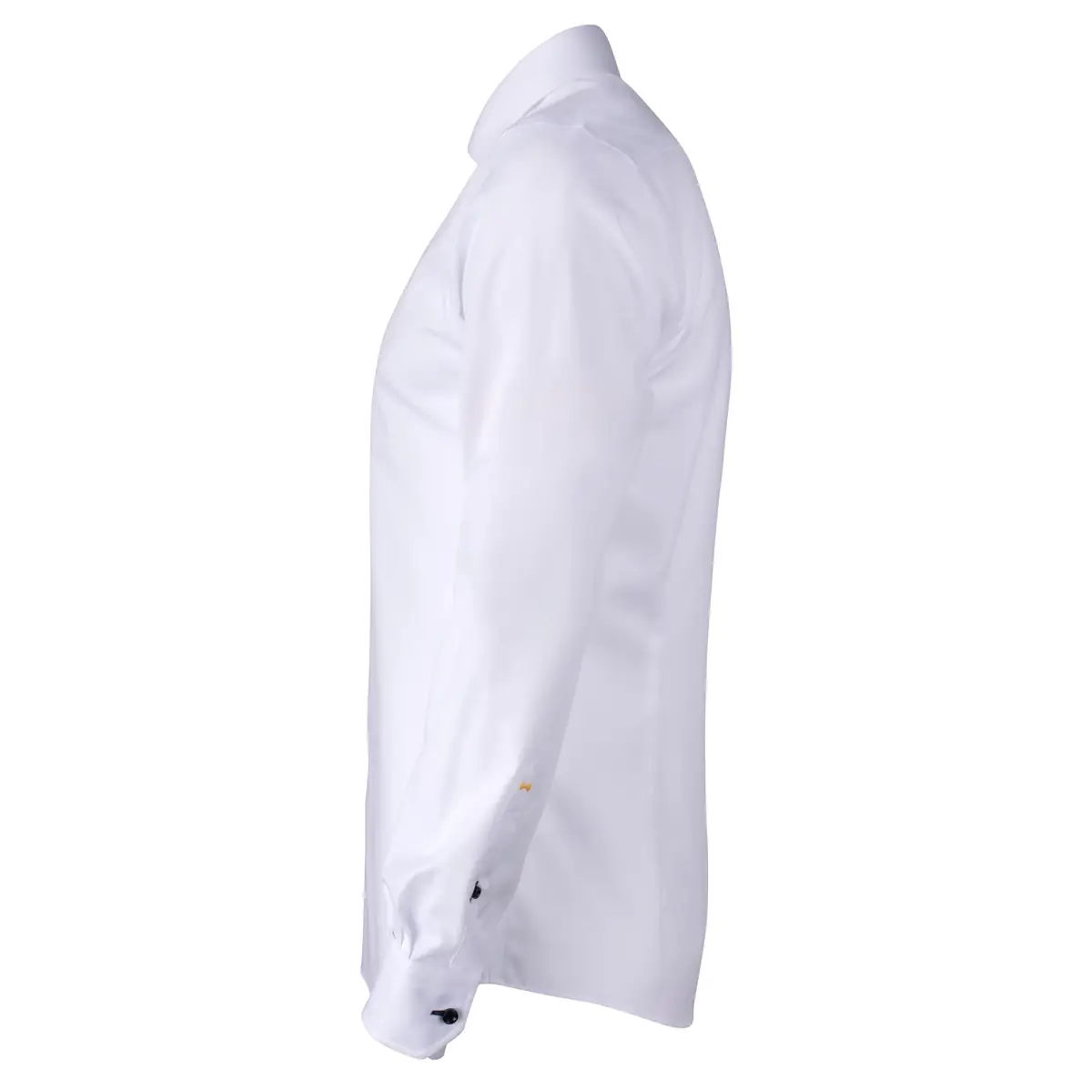 Camisa hombre J. HARVEST & FROST YB51 TWILL REGULAR 2905101 4 Camisa hombre J. HARVEST & FROST YB51 TWILL REGULAR 2905101, Blanco/Skyblue, lateral izquierdo