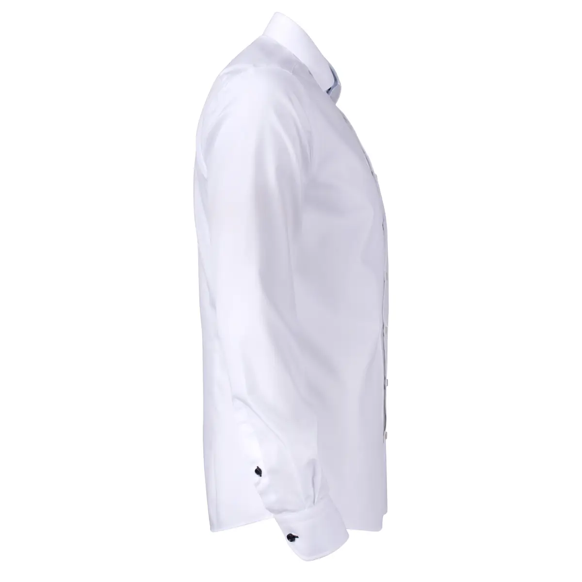 Camisa hombre J. HARVEST & FROST YB51 TWILL REGULAR 2905101 5 Camisa hombre J. HARVEST & FROST YB51 TWILL REGULAR 2905101, Blanco/Skyblue, lateral derecho