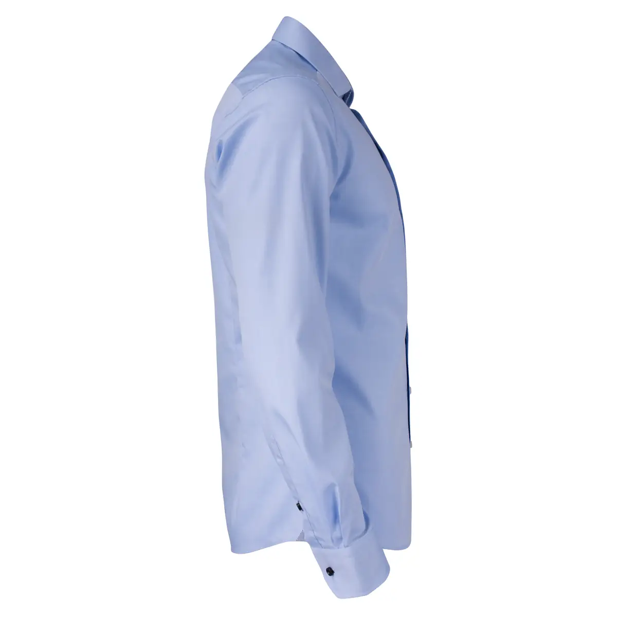 Camisa hombre J. HARVEST & FROST YB51 TWILL REGULAR 2905101 11 Camisa hombre J. HARVEST & FROST YB51 TWILL REGULAR 2905101, Skyblue/Marino, lateral derecho