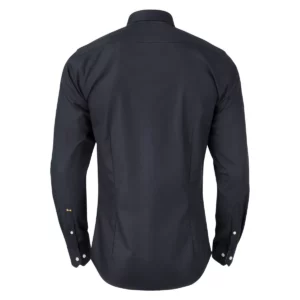 Camisa hombre J. HARVEST & FROST YB51 TWILL REGULAR 2905101, Negro, vista posterior