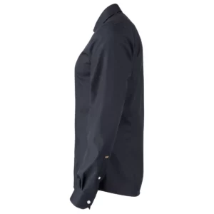 Camisa hombre J. HARVEST & FROST YB51 TWILL REGULAR 2905101, Negro, lateral izquierdo