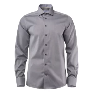 Camisa hombre J. HARVEST & FROST YB51 TWILL REGULAR 2905101, Gris/Negro, vista frontal