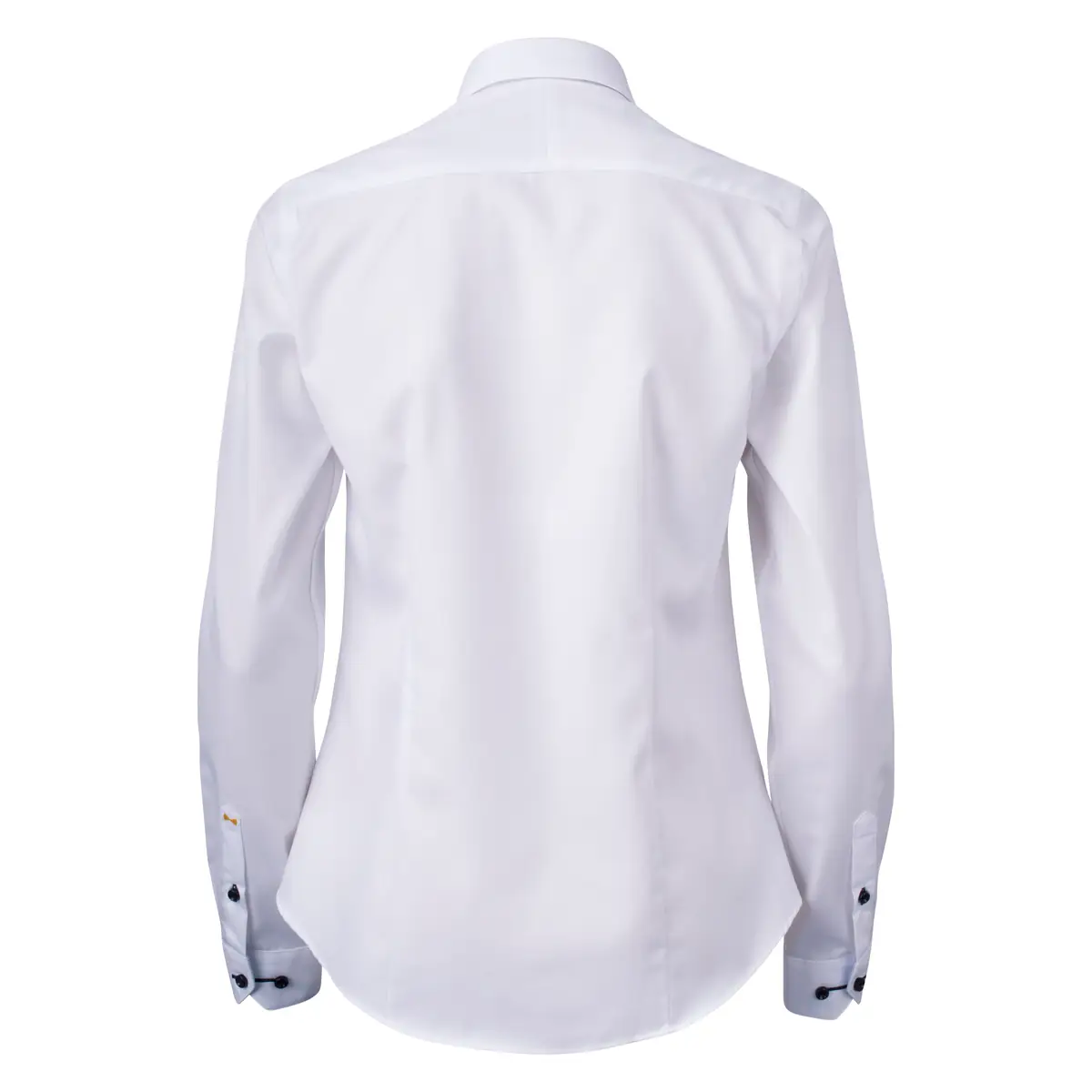 Camisa mujer J. HARVEST & FROST YB51 TWILL WOMAN 2905103 3 Camisa mujer J. HARVEST & FROST YB51 TWILL WOMAN 2905103, Blanco/Skyblue, vista posterior