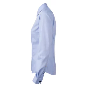 Camisa mujer J. HARVEST & FROST YB51 TWILL WOMAN 2905103, Skyblue/Marino, lateral izquierdo