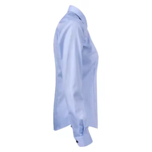 Camisa mujer J. HARVEST & FROST YB51 TWILL WOMAN 2905103, Skyblue/Marino, lateral derecho