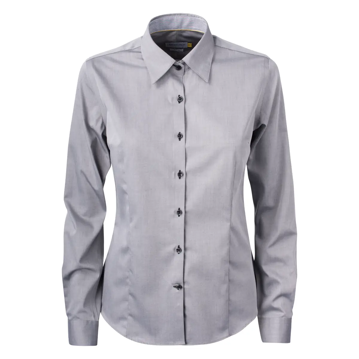 Camisa mujer J. HARVEST & FROST YB51 TWILL WOMAN 2905103 16 Camisa mujer J. HARVEST & FROST YB51 TWILL WOMAN 2905103, Gris/Negro, vista frontal