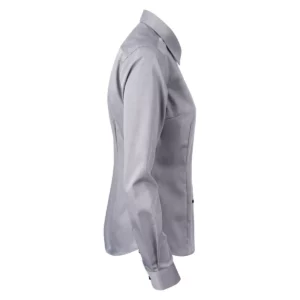 Camisa mujer J. HARVEST & FROST YB51 TWILL WOMAN 2905103, Gris/Negro, lateral derecho