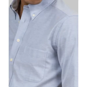 Camisa hombre J. HARVEST & FROST YB54 OXFORD SLIM 2905402, detalle del bolsillo del pecho