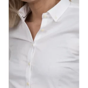 Camisa mujer J. HARVEST & FROST YB54 OXFORD WOMAN 2905403, detalle del cuello