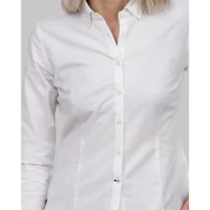 Camisa mujer J. HARVEST & FROST YB54 OXFORD WOMAN 2905403, detalle de la botonadura
