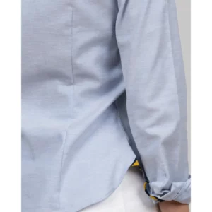 Camisa mujer J. HARVEST & FROST YB54 OXFORD WOMAN 2905403, detalle de la manga y el bajo