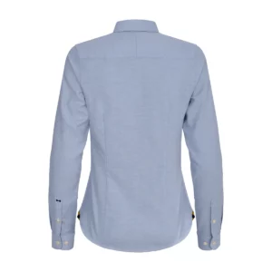 Camisa mujer J. HARVEST & FROST YB54 OXFORD WOMAN 2905403, Sky blue, vista posterior