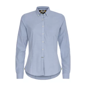 Camisa mujer J. HARVEST & FROST YB54 OXFORD WOMAN 2905403, Sky blue, vista frontal