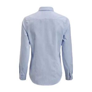 Camisa J. HARVEST & FROST YB55 JACQUARD CONTEMPORARY 2905505, Sky blue, vista posterior